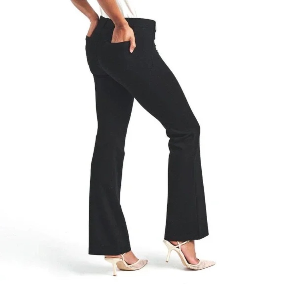 Betabrand - Black Classic Bootcut  Pockets Dress Pants Yoga Pants